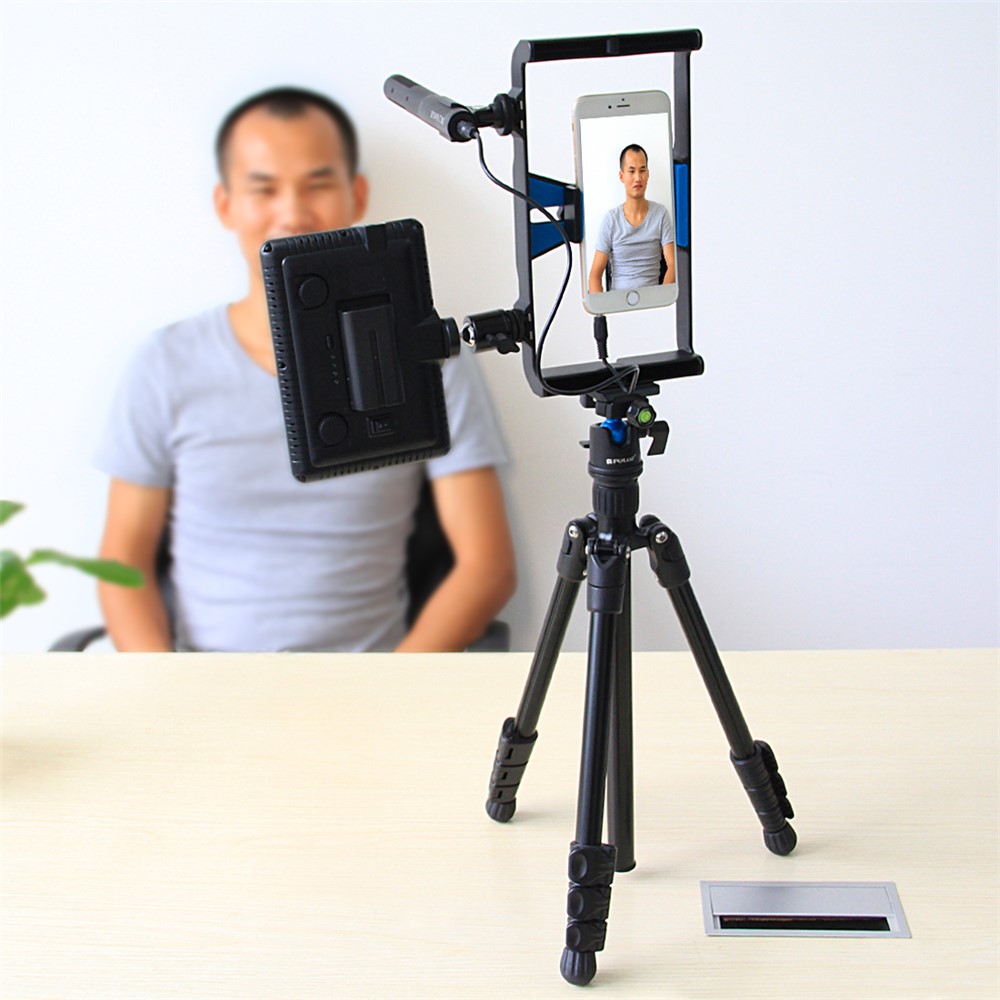 Trépied De Caméra Portable En Alliage D'aluminium PULUZ PU3009 Avec Une Hauteur De Jambe Réglable De 36 ~ 92 Cm Pour Sony, Nikon, Caméras Canon DSLR-13
