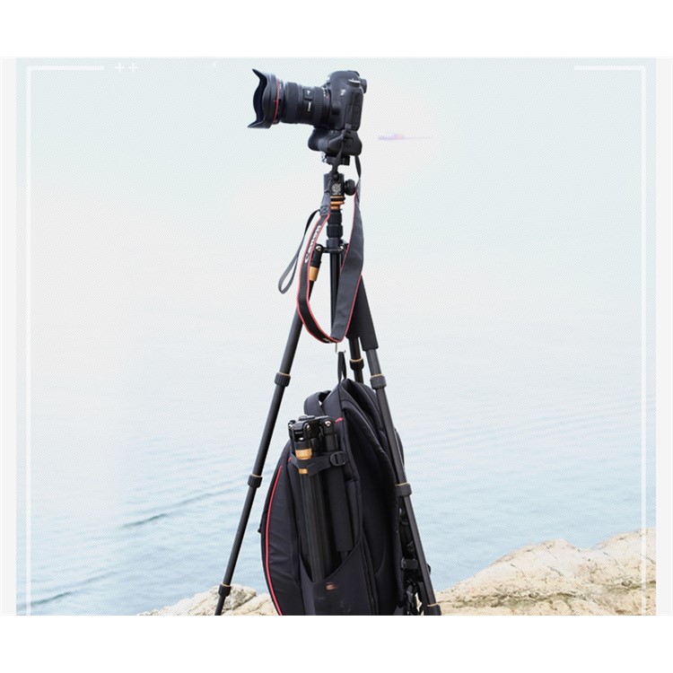 QZSD Q999S Foldable Aluminum Alloy Camera Tripod Monopod with Ballhead for SLR Camera Canon Nikon Pentax Sony-16