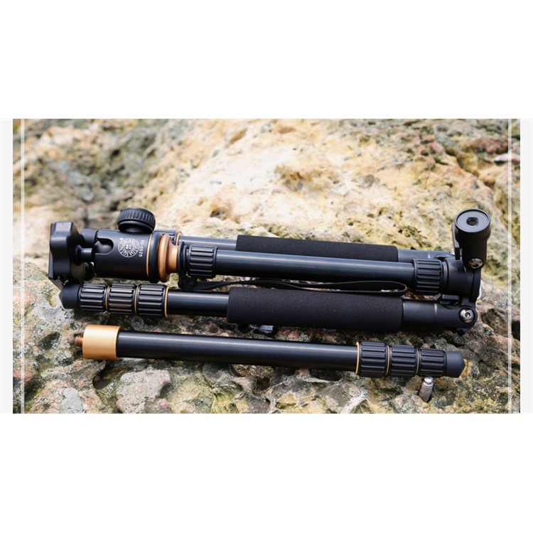 QZSD Q999S Foldable Aluminum Alloy Camera Tripod Monopod with Ballhead for SLR Camera Canon Nikon Pentax Sony-17