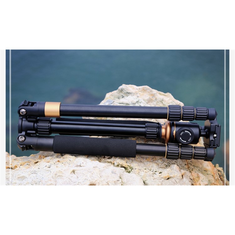 QZSD Q999S Foldable Aluminum Alloy Camera Tripod Monopod with Ballhead for SLR Camera Canon Nikon Pentax Sony-18