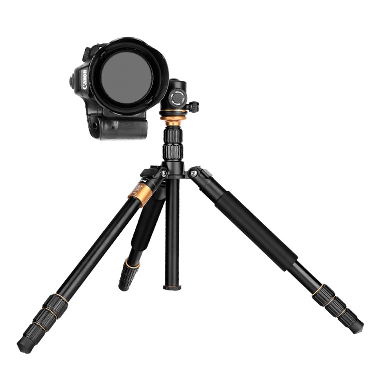 QZSD Q999S Foldable Aluminum Alloy Camera Tripod Monopod with Ballhead for SLR Camera Canon Nikon Pentax Sony-3