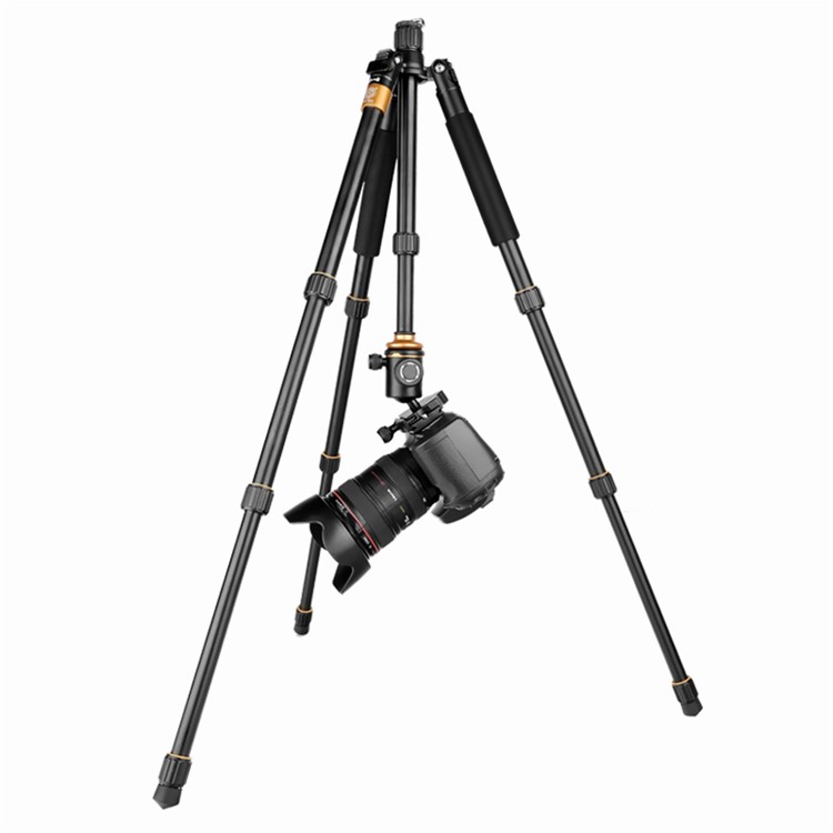 QZSD Q999S Foldable Aluminum Alloy Camera Tripod Monopod with Ballhead for SLR Camera Canon Nikon Pentax Sony-4