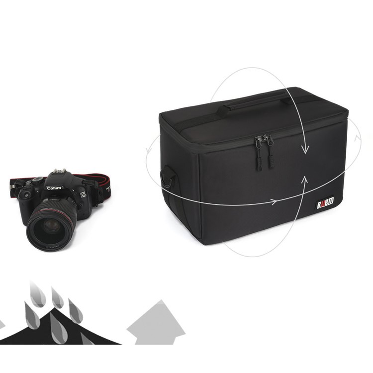 BUBM JTB Compact Travel Camera Shoulder Portable Camera Case, Size: 32 x 19 x 17cm-9