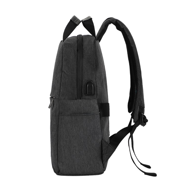JOYROOM CY197 Oxford Cloth Outdoor Backpack Camera Bag Notebook Bag for DSLR Camera MacBook Pro 13.3 inch - Black-3
