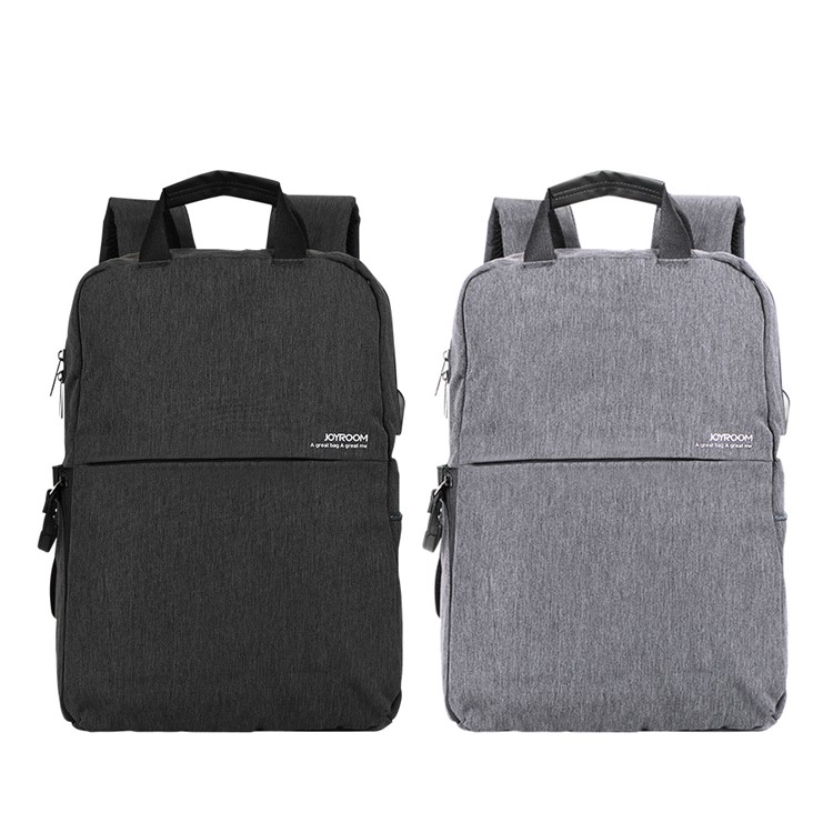 JOYROOM CY197 Oxford Cloth Outdoor Backpack Camera Bag Notebook Bag for DSLR Camera MacBook Pro 13.3 inch - Black-5