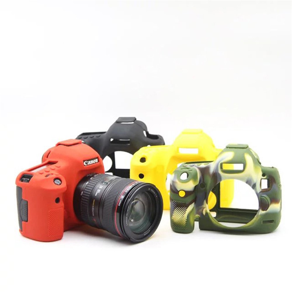 For Canon EOS 5D Mark III / 5DS / 5DRS Silicone Protective Camera Body Case Cover - Camouflage-10