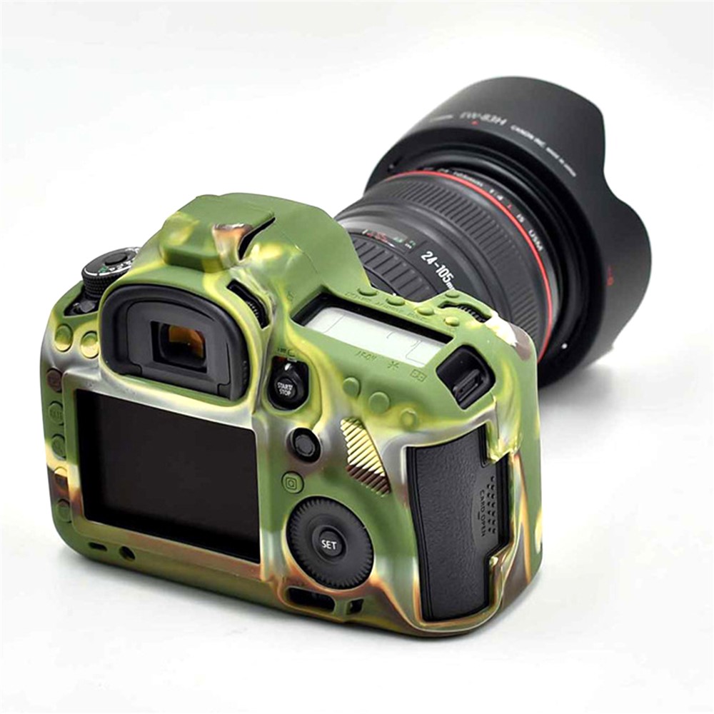 For Canon EOS 5D Mark III / 5DS / 5DRS Silicone Protective Camera Body Case Cover - Camouflage-9