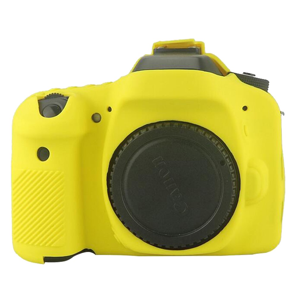 For Canon EOS 5D Mark III / 5DS / 5DRS Silicone Protective Camera Body Cover - Yellow-3