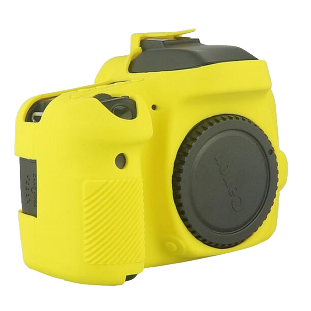 For Canon EOS 5D Mark III / 5DS / 5DRS Silicone Protective Camera Body Cover - Yellow-4