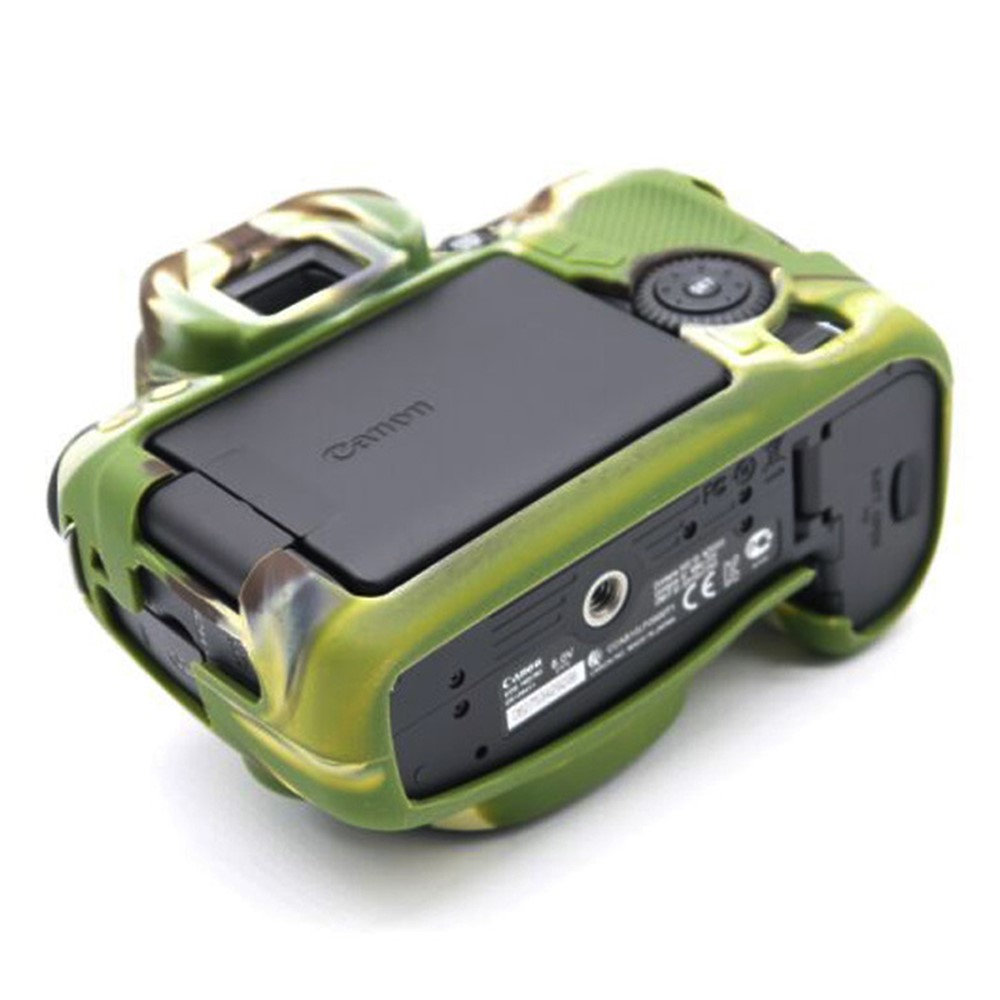 For Canon EOS 7D Silicone Protective Camera Body Case Cover - Camouflage-5