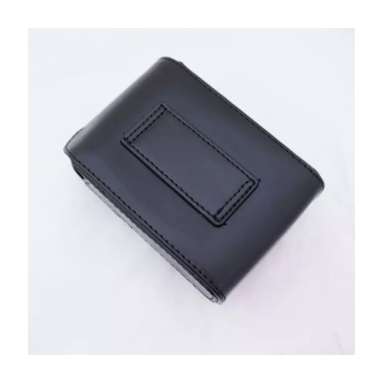 Protective Leather Camera Case with Shoulder Strap for Fujifilm XF1/XQ2/XQ1 - Black-3