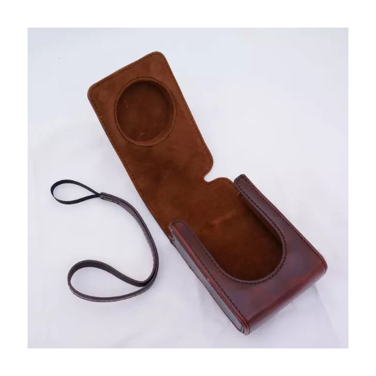 Protective Leather Camera Shell with Shoulder Strap for Fujifilm XF1/XQ2/XQ1 - Coffee-6