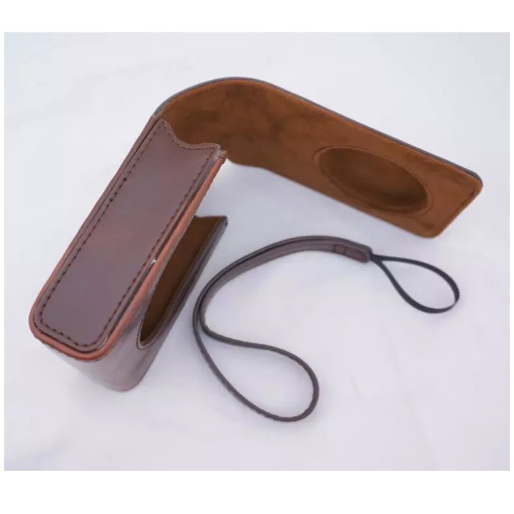 Protective Leather Camera Shell with Shoulder Strap for Fujifilm XF1/XQ2/XQ1 - Coffee-7