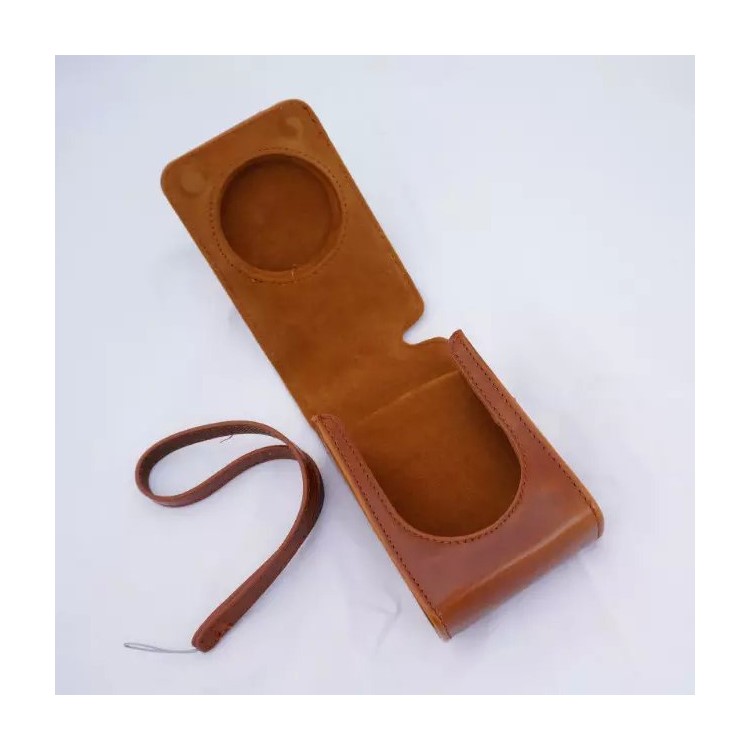 Protective PU Leather Camera Case with Shoulder Strap for Fujifilm XF1/XQ2/XQ1 - Brown-5