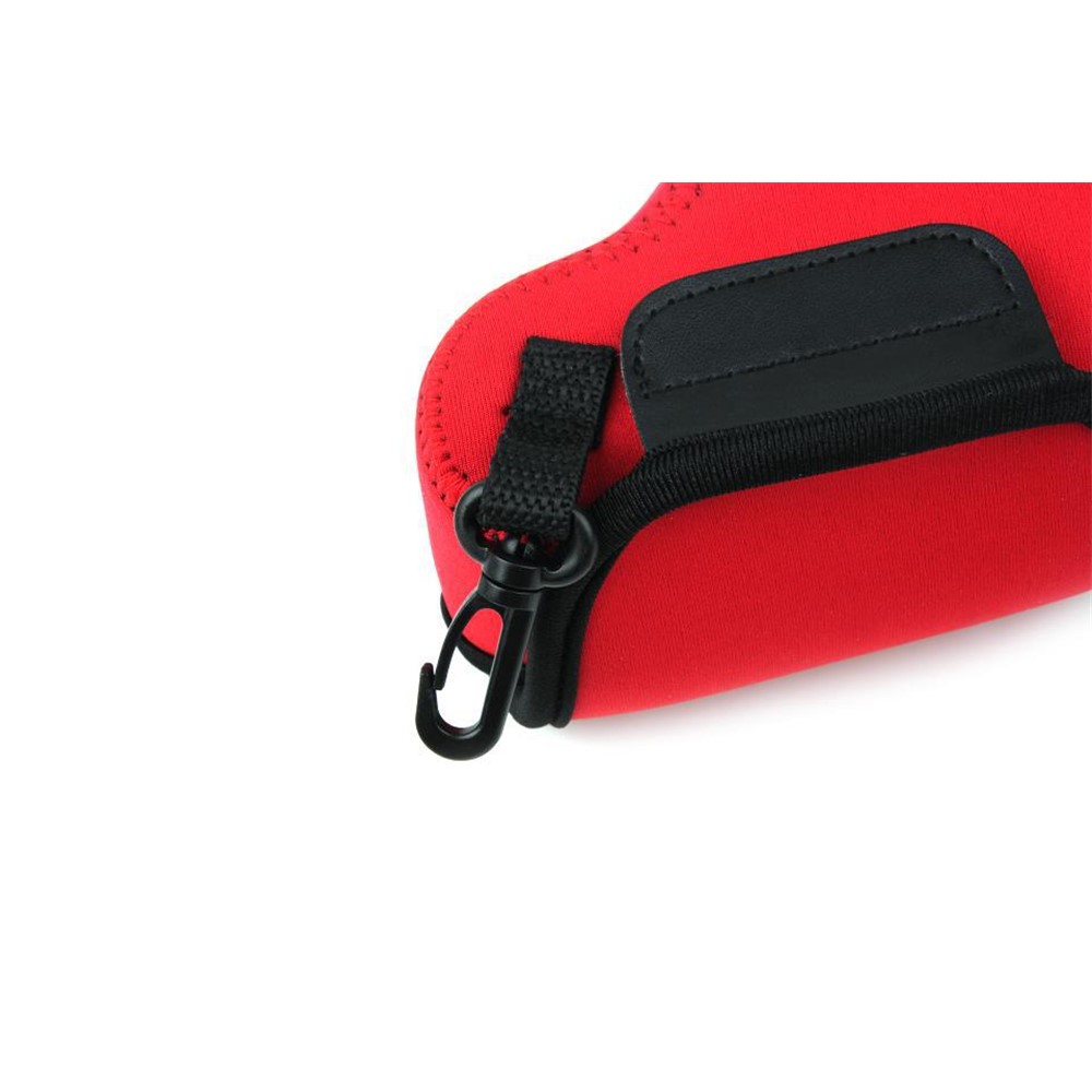 NEOPINE Neoprene Waterproof Camera Pouch for Sony NEX5T/5R/3N/A5000/A5100 with 16-50mm Lens - Red-4