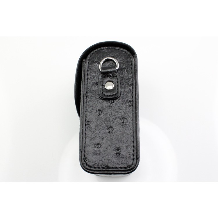 Ostrich Texture Vertical Flip Leather Case Single Shoulder Bag for Casio ZR1000/ZR1200/ZR1500/ZR3500 - Black-7