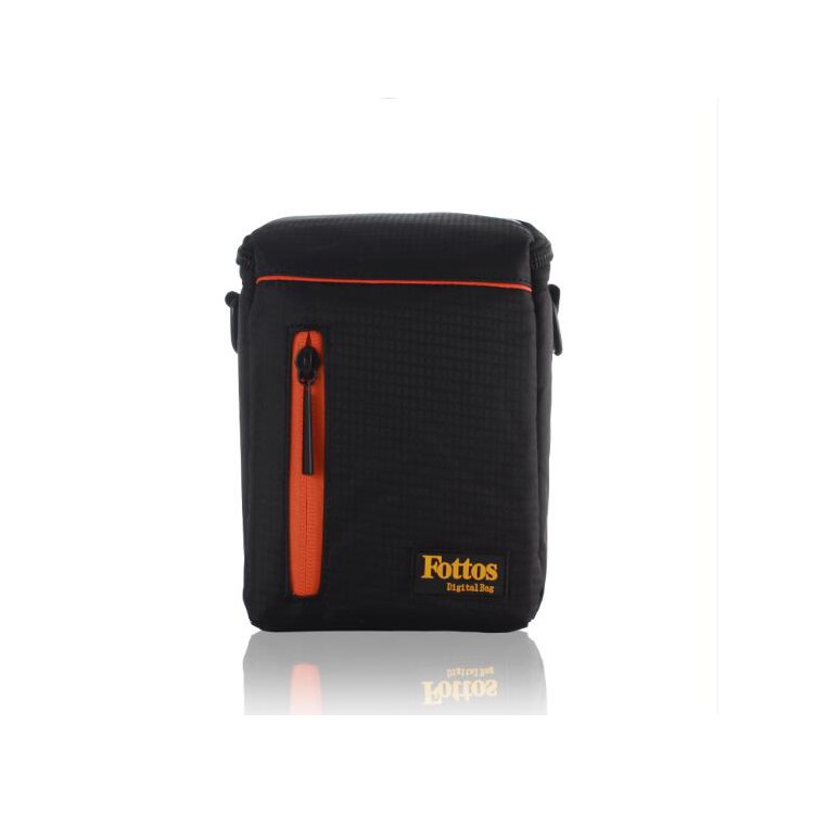 F039S Professional Portable Travel Camera Bag Nylon Camera Case - Black-3