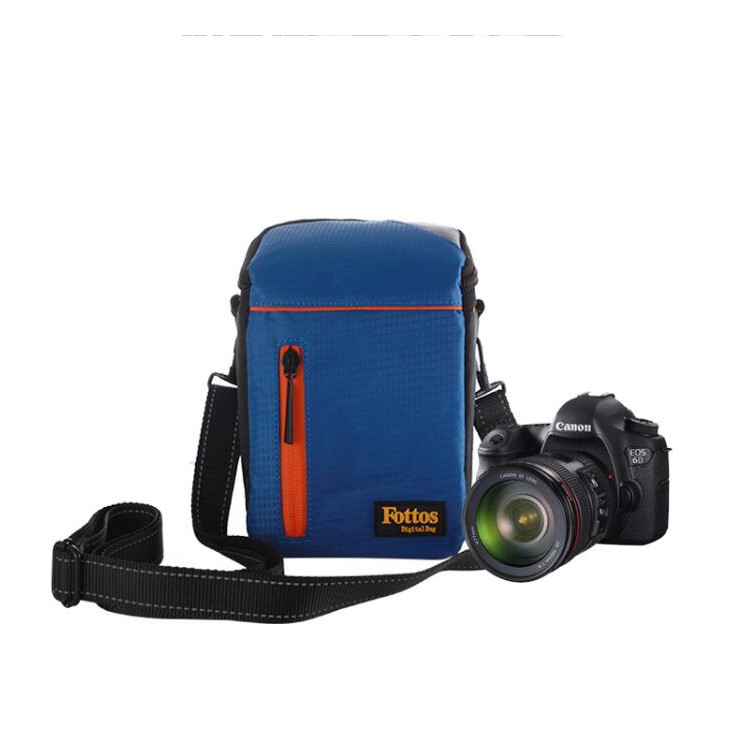 F039S Professional Portable Nylon Travel Camera Bag - Blue-3