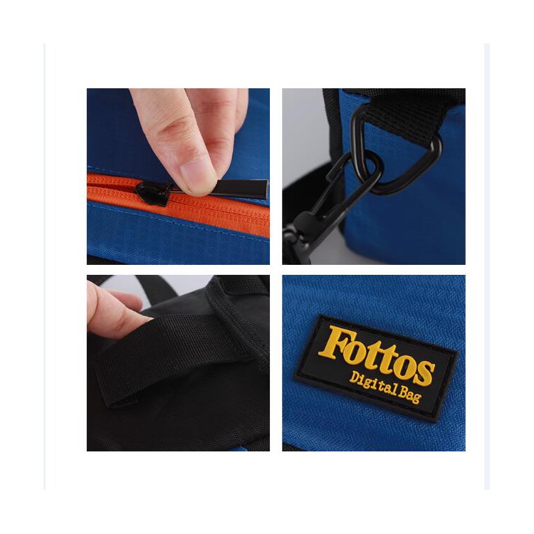 F039S Professional Portable Nylon Travel Camera Bag - Blue-5
