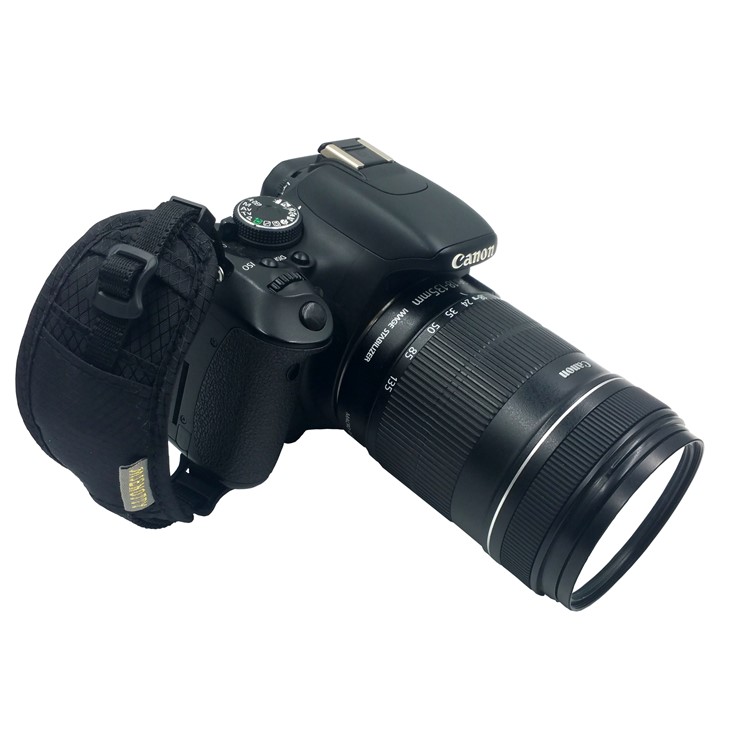 JM-JN-15N Nylon + Sponge Wrist Strap Grip for DSLR SLR Cameras - Black-3