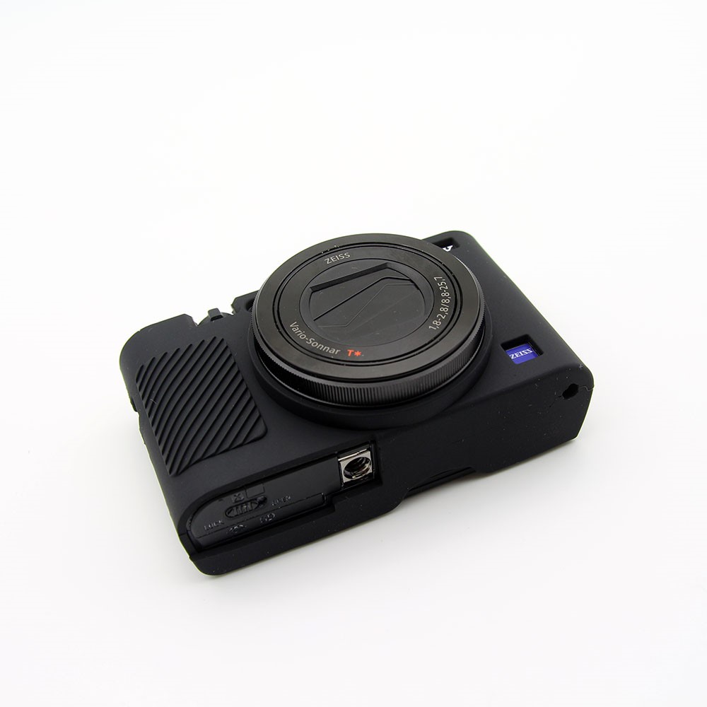 Soft Silicone Protective Case for Sony RX100 III / IV/ IIV - Black-2