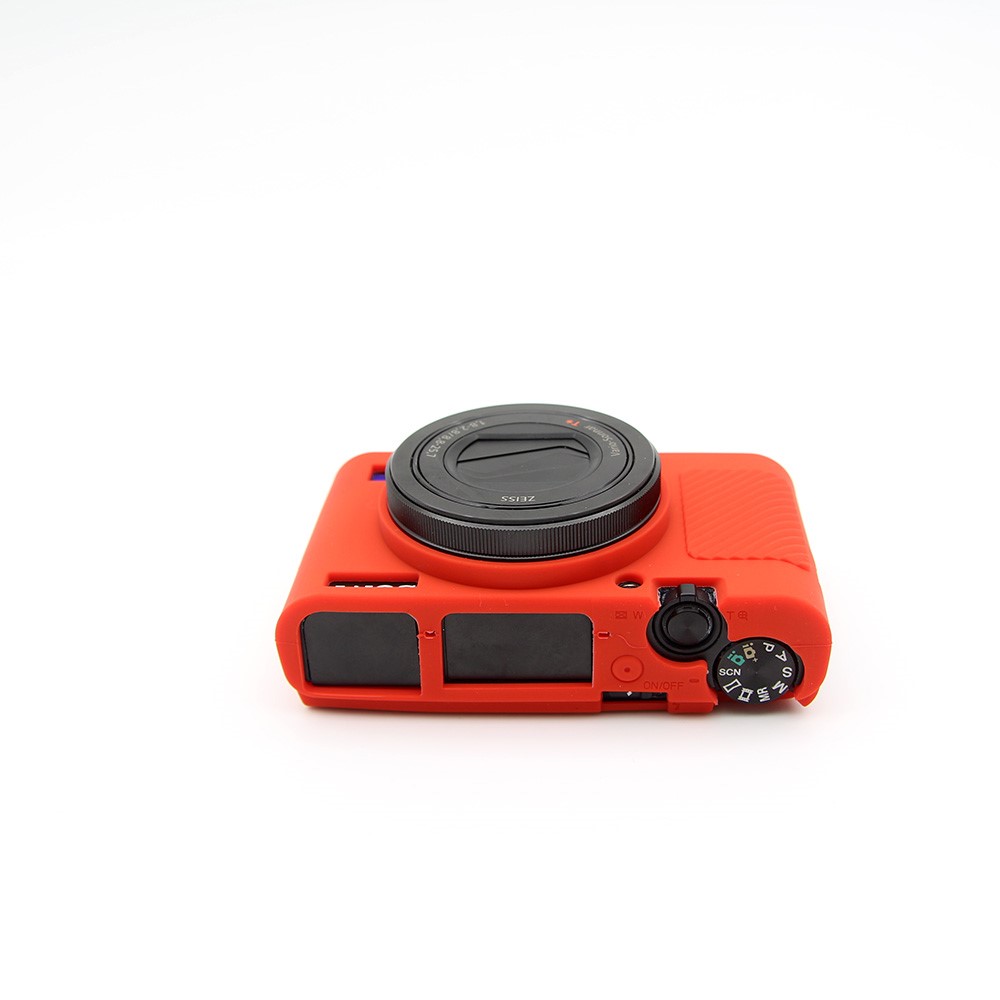 Soft Silicone Protective Cover for Sony RX100 III / IV/ IIV - Red-3