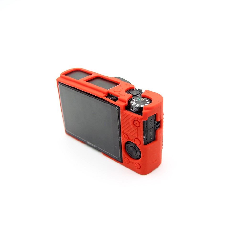 Soft Silicone Protective Cover for Sony RX100 III / IV/ IIV - Red-5