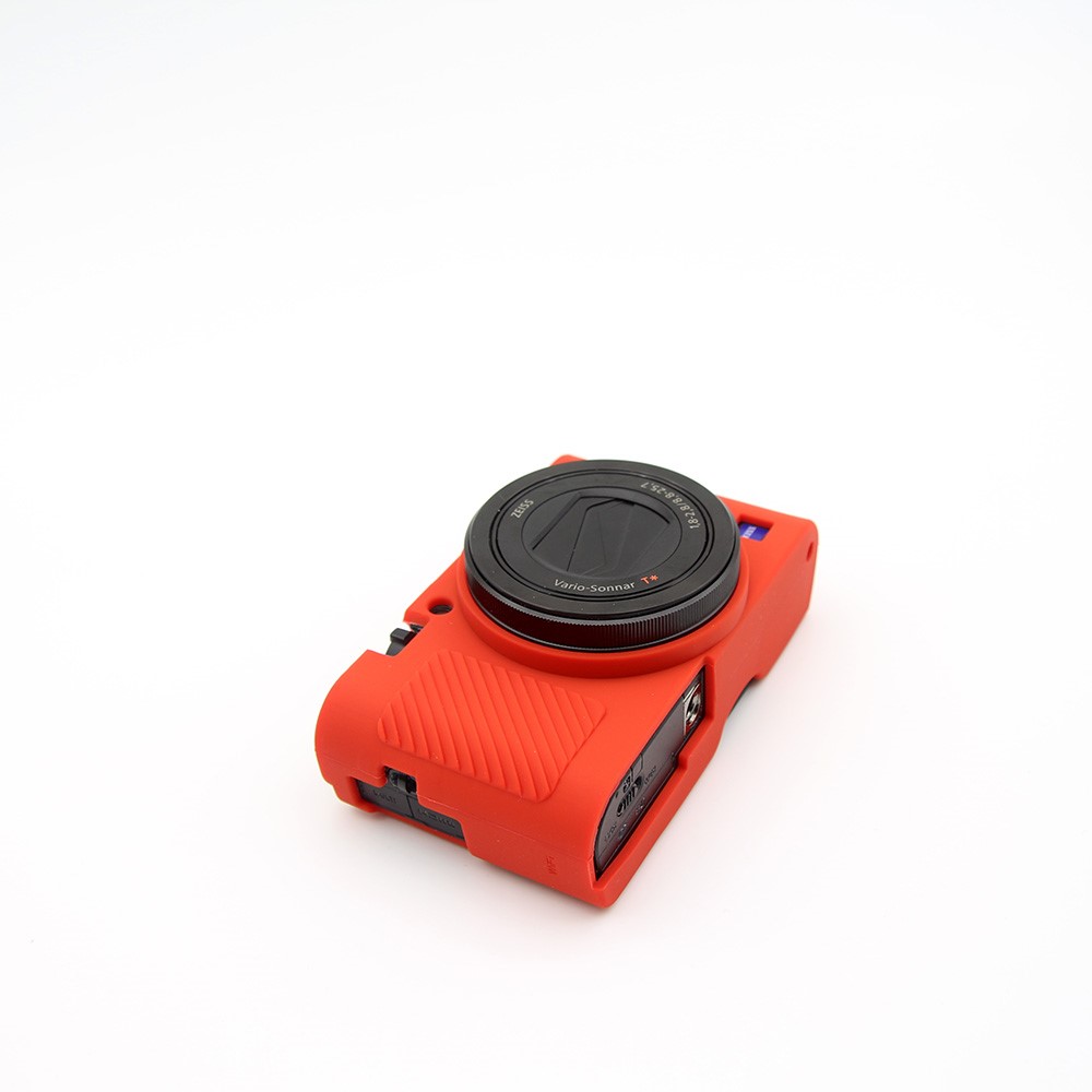 Soft Silicone Protective Cover for Sony RX100 III / IV/ IIV - Red-6