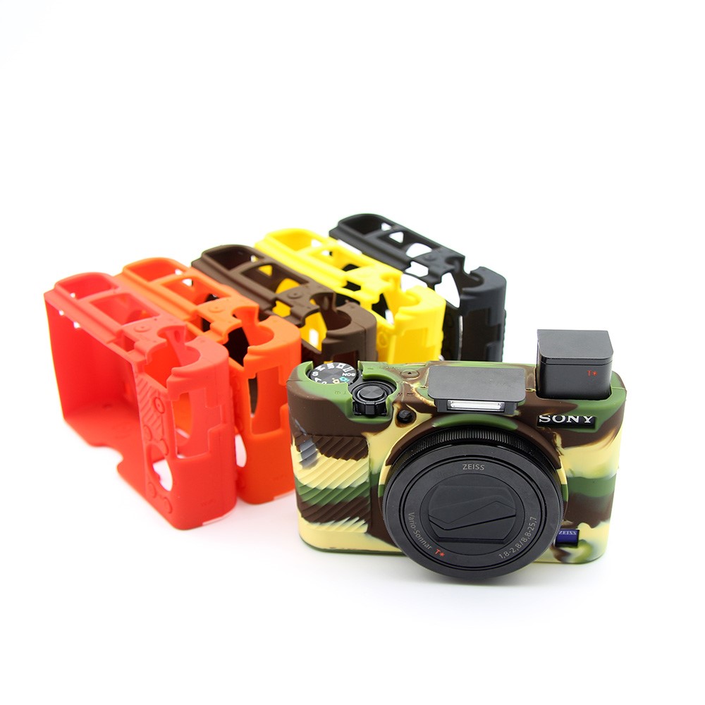 Soft Silicone Protective Cover for Sony RX100 III / IV/ IIV - Red-7