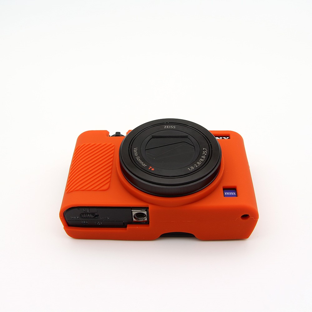 Casca Protetora de Silicone Macio Para Sony RX100 III / Iv/ Iiv - Laranja