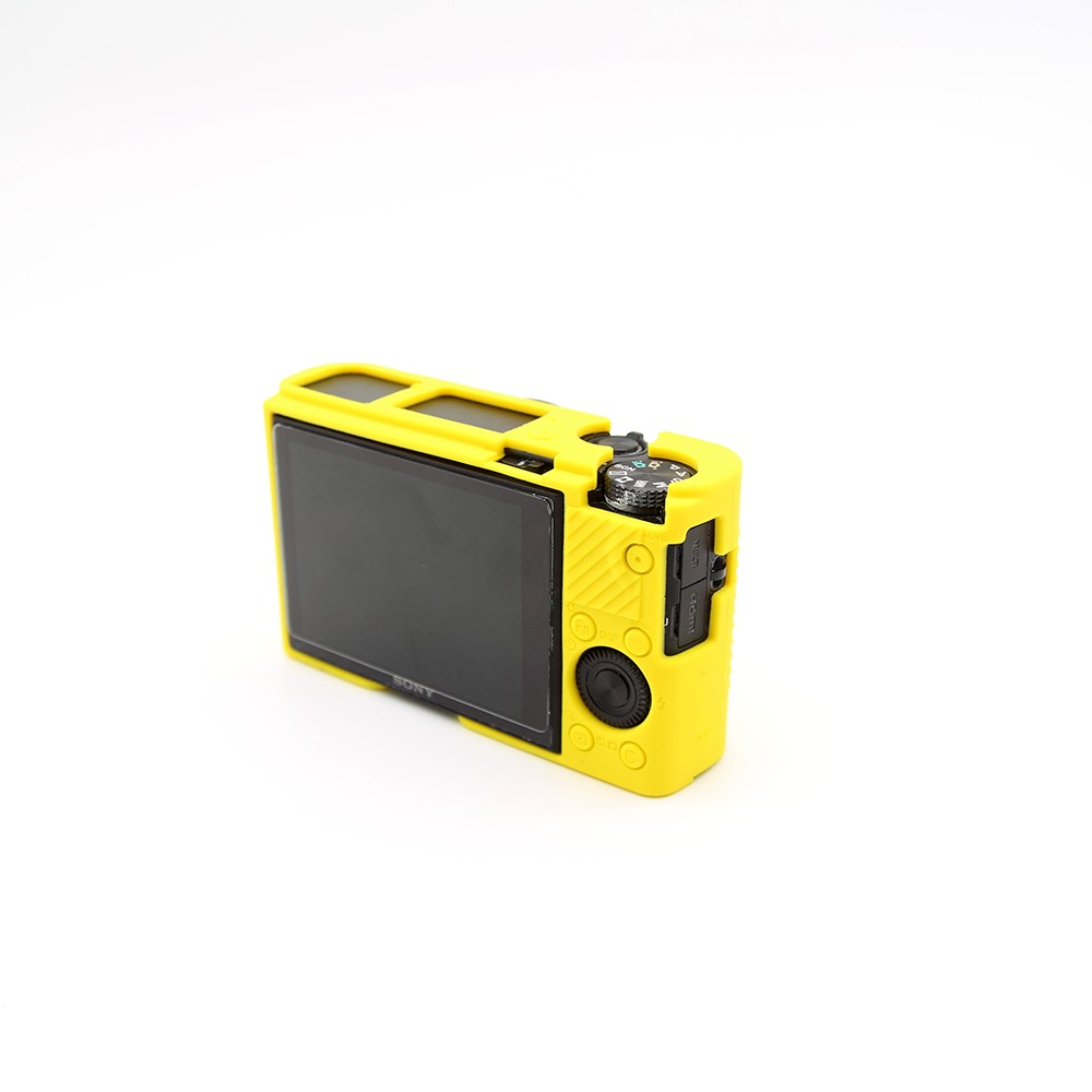 Soft Silicone Protective Camera Case for Sony RX100 III / IV/ IIV - Yellow-3