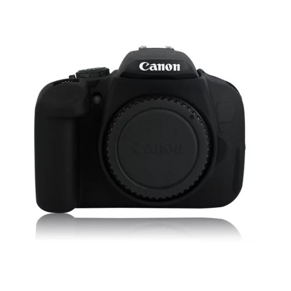 Caso de Protección de Silicona Suave Para Canon EOS 600D/650D/700D - Negro-3