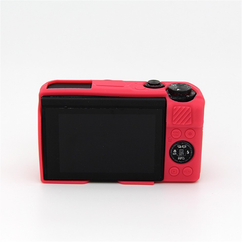 Shell Protettiva In Silicone Morbido Per Canon G7x Mark II - Rosso