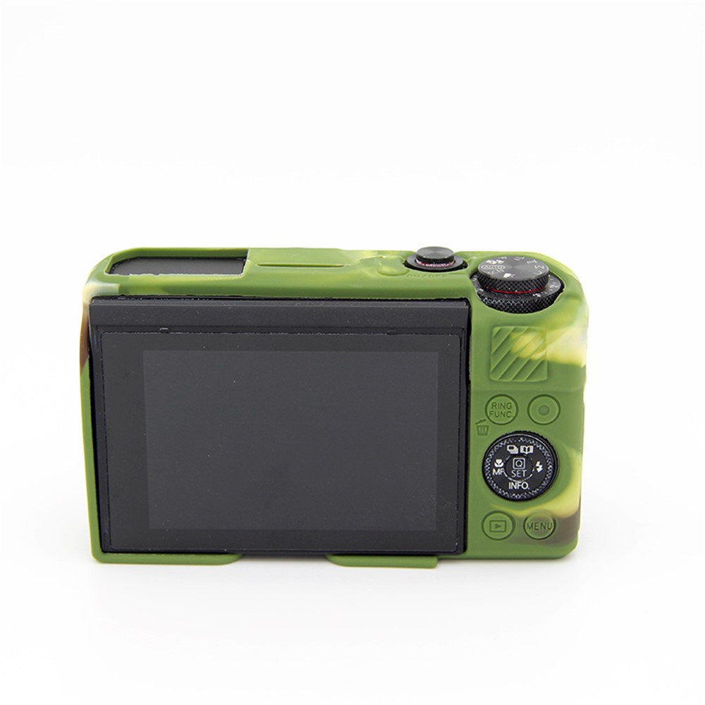 Soft Silicone Protective Housing Case for Canon G7X Mark II - Camouflage-3