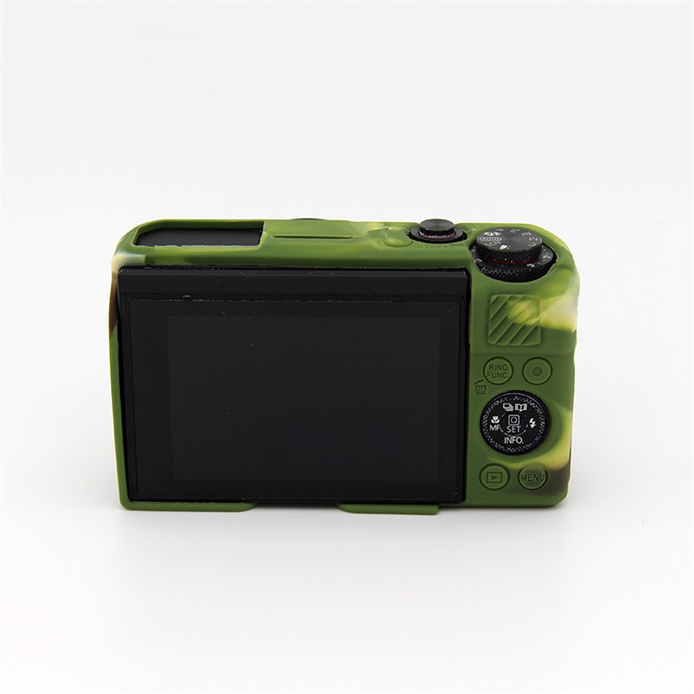 Soft Silicone Protective Housing Case for Canon G7X Mark II - Camouflage-4