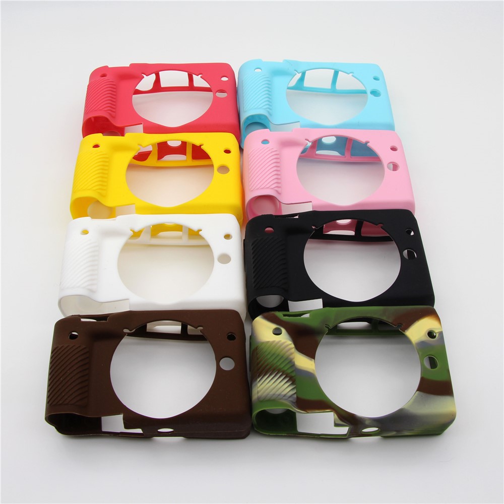 Soft Silicone Protective Case for Canon EOS M3 (18-55mm) - Black-4
