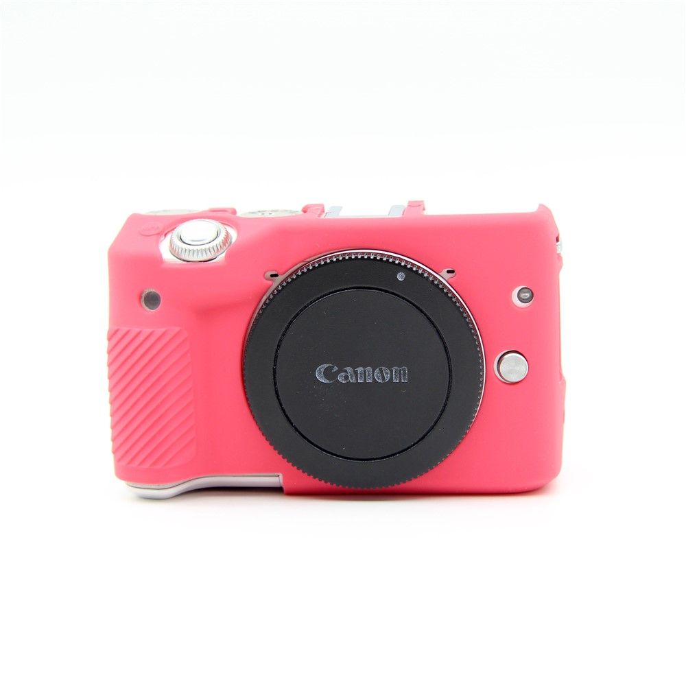 Soft Silicone Protective Shell for Canon EOS M3 (18-55mm) - Rose-1
