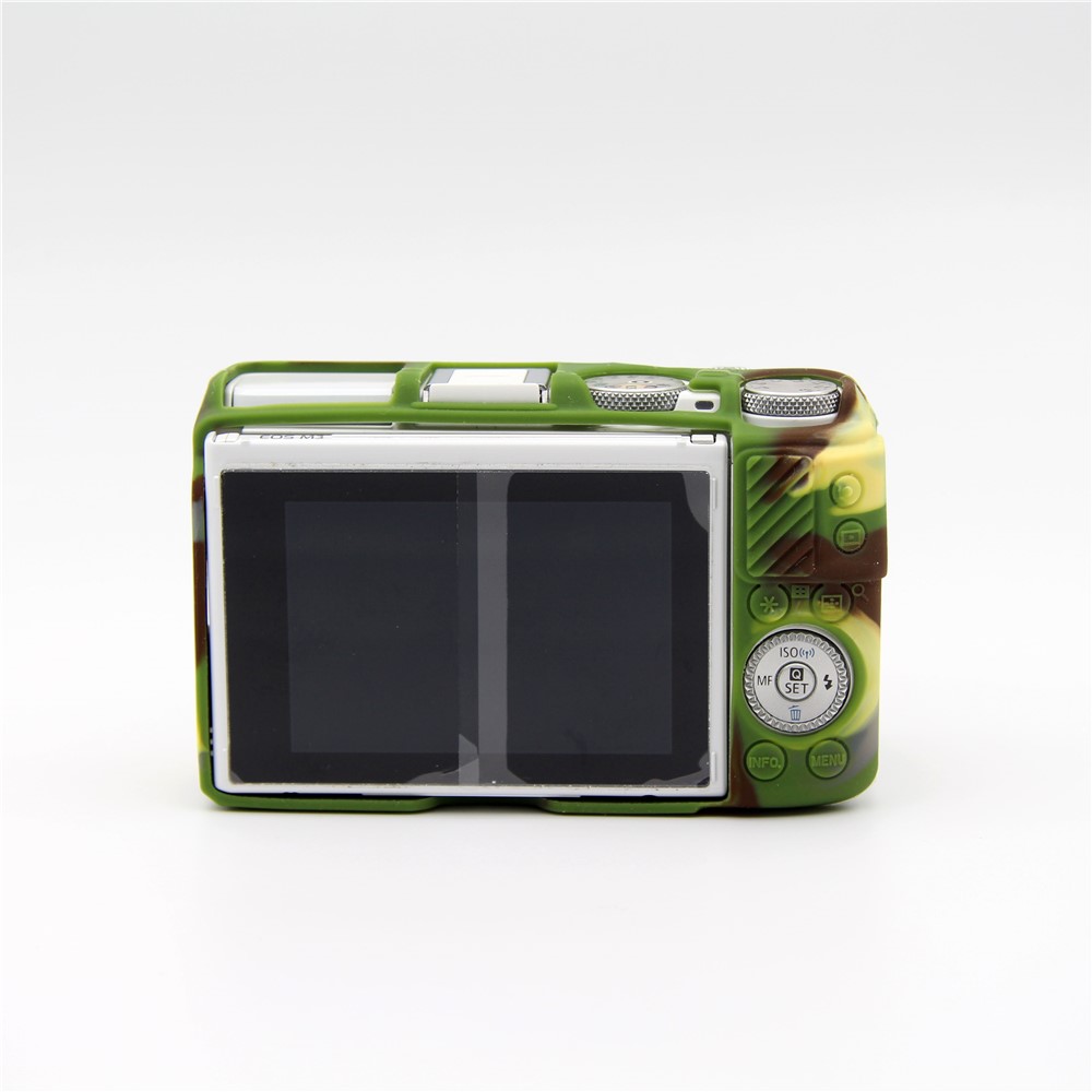 Flexible Soft Silicone Protective Case for Canon EOS M3 (18-55mm) - Camouflage-15