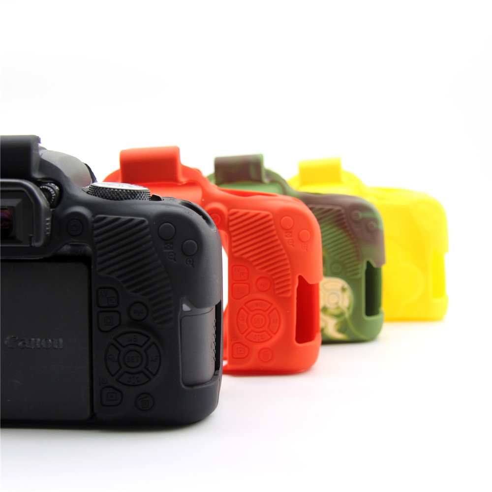 Soft Silicone Protective Case for Canon EOS 800D DSLR Camera - Black-10