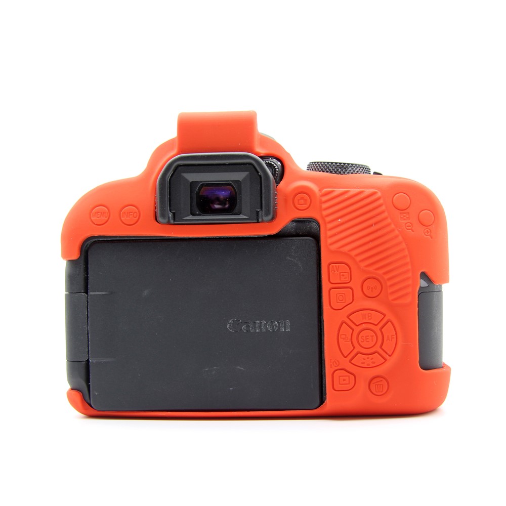 Soft Silicone Protective Cover for Canon EOS 800D DSLR Camera - Red-4