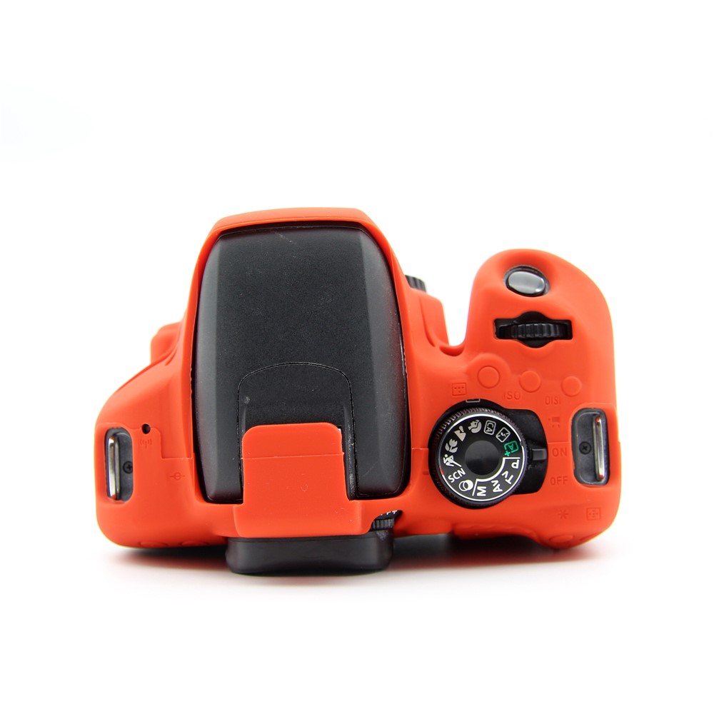 Soft Silicone Protective Cover for Canon EOS 800D DSLR Camera - Red-6