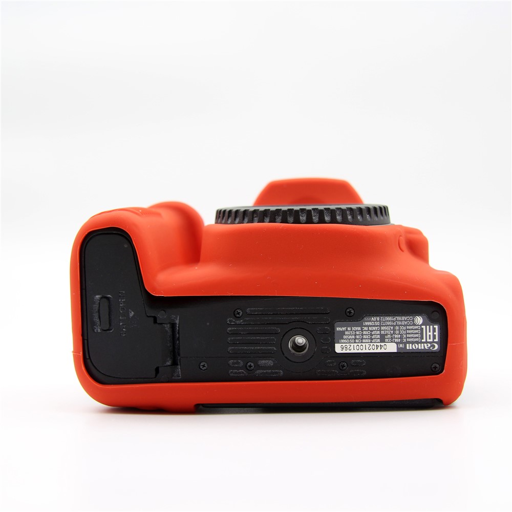 Soft Silicone Protective Cover for Canon EOS 800D DSLR Camera - Red-7