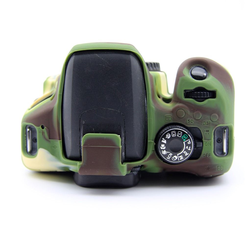Soft Flexible Silicone Protective Shell Case for Canon EOS 800D DSLR Camera - Camouflage-5