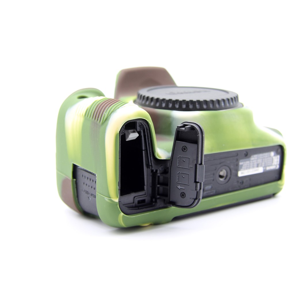 Soft Flexible Silicone Protective Shell Case for Canon EOS 800D DSLR Camera - Camouflage-6