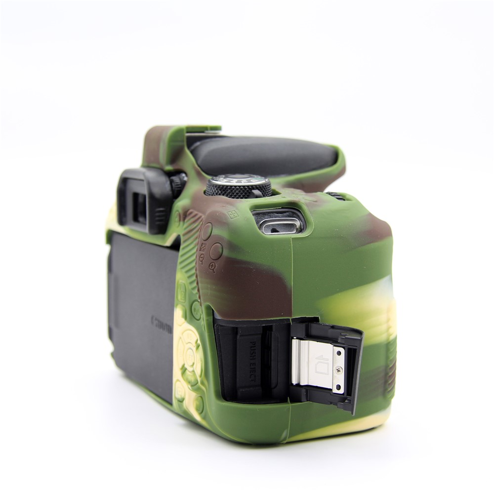Soft Flexible Silicone Protective Shell Case for Canon EOS 800D DSLR Camera - Camouflage-7