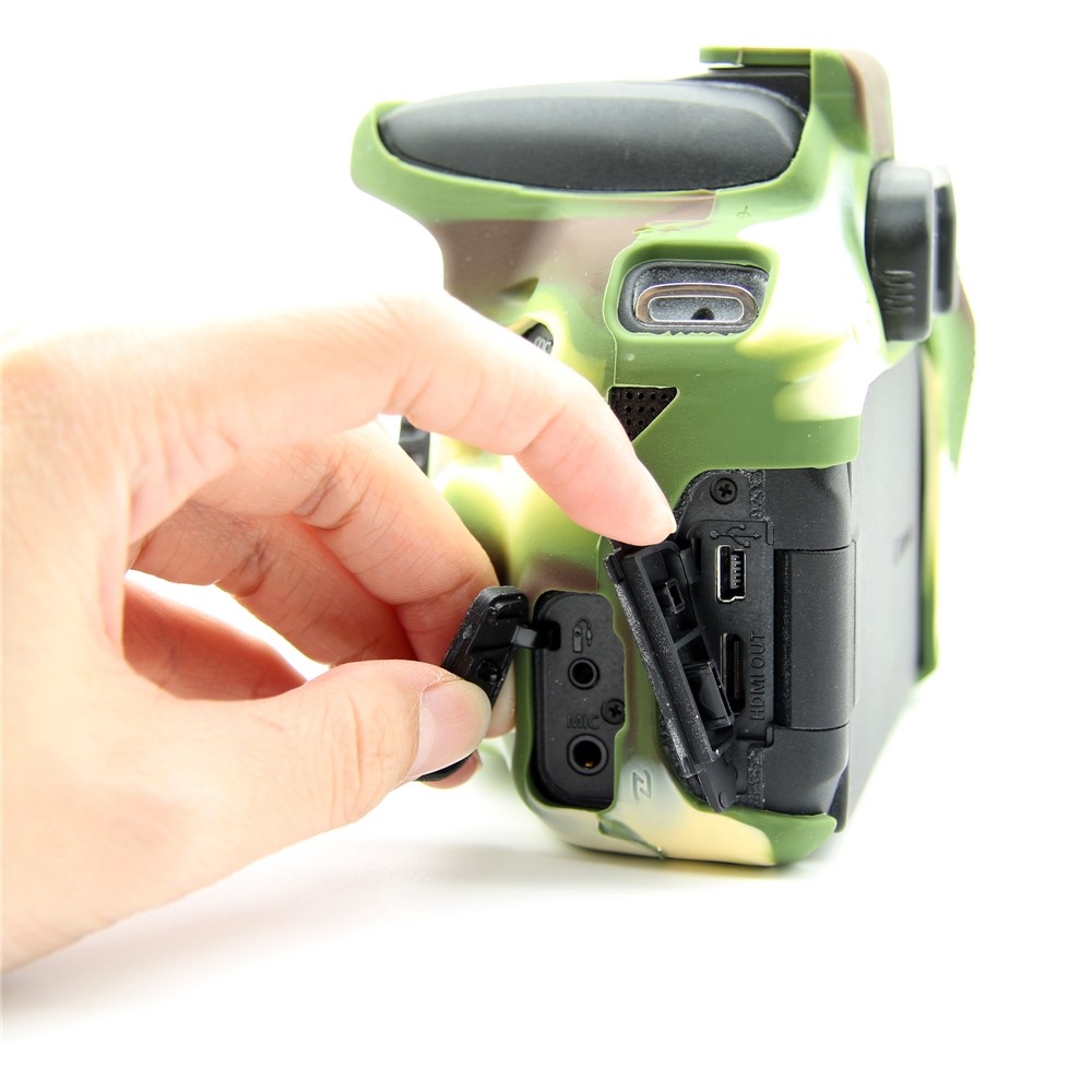 Soft Flexible Silicone Protective Shell Case for Canon EOS 800D DSLR Camera - Camouflage-8