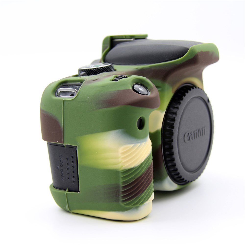 Soft Flexible Silicone Protective Shell Case for Canon EOS 800D DSLR Camera - Camouflage-9