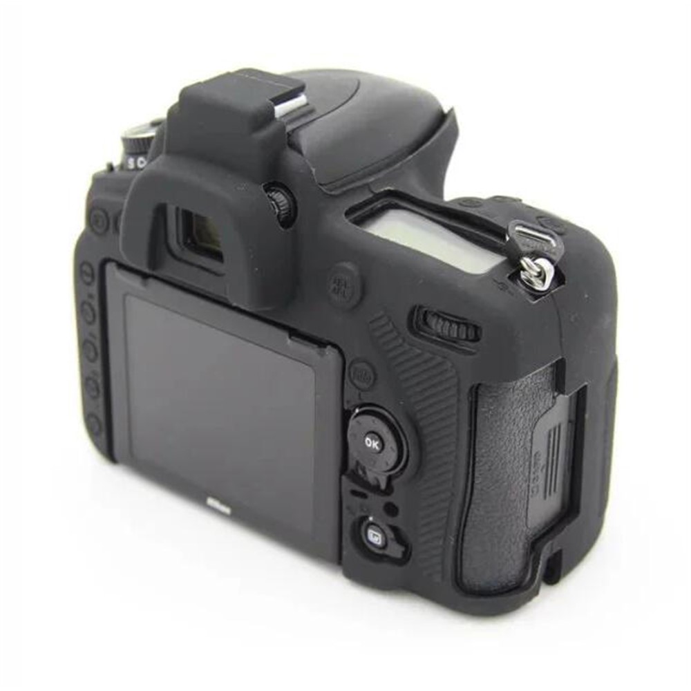 Soft Silicone Protective Shell for Nikon D750 Digital SLR Camera - Black-3