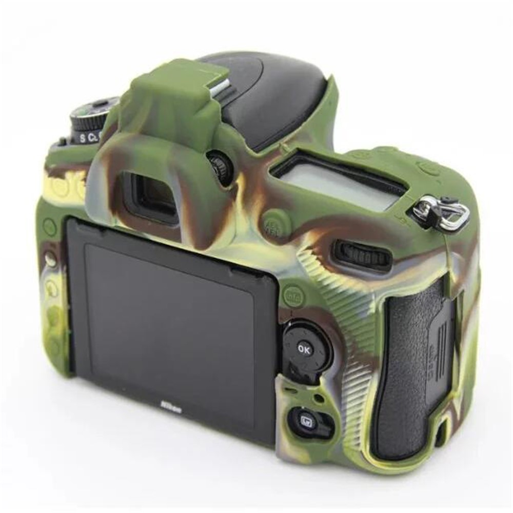 Soft Silicone Protective Camera Case for Nikon D750 Digital SLR Camera - Camouflage-2