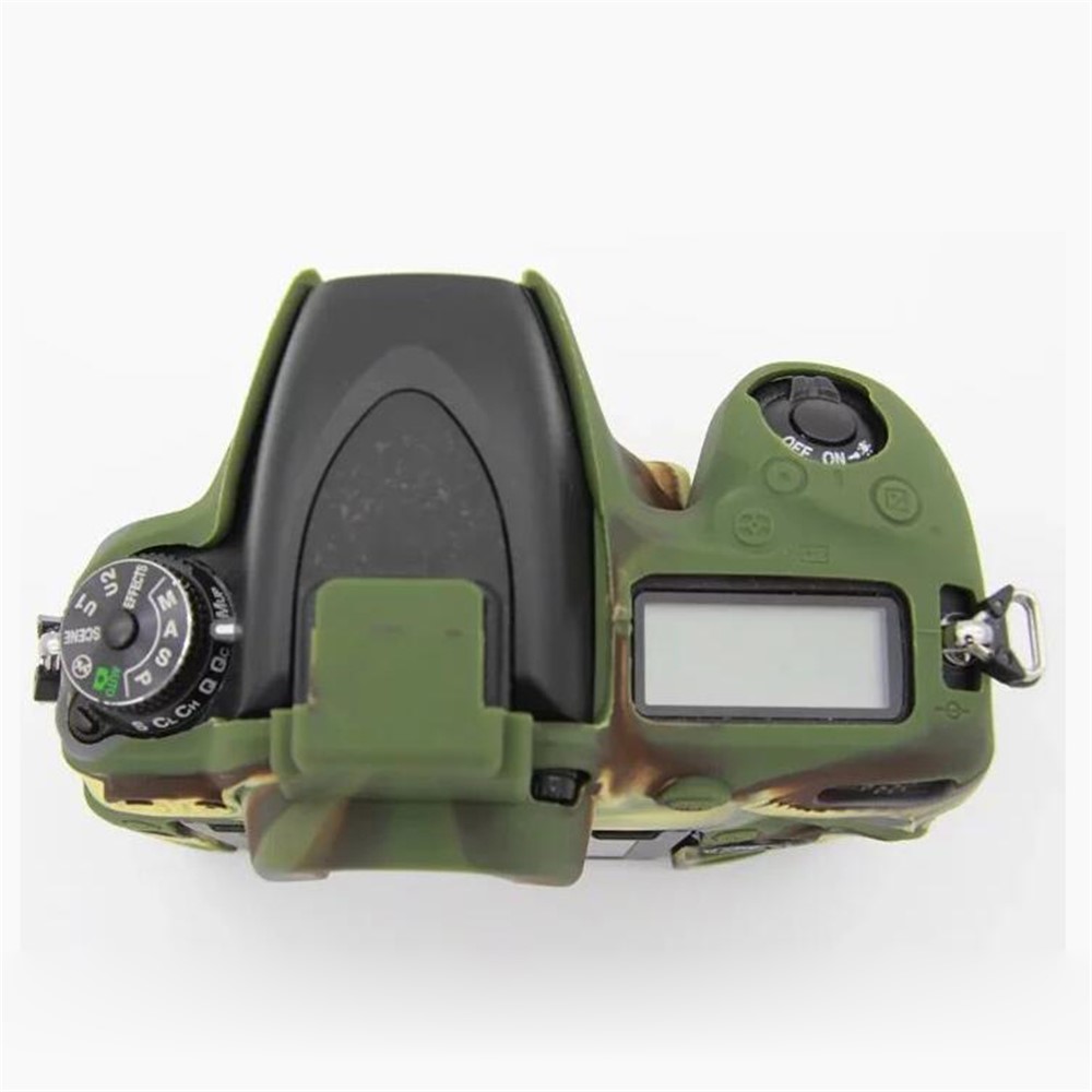 Soft Silicone Protective Camera Case for Nikon D750 Digital SLR Camera - Camouflage-3